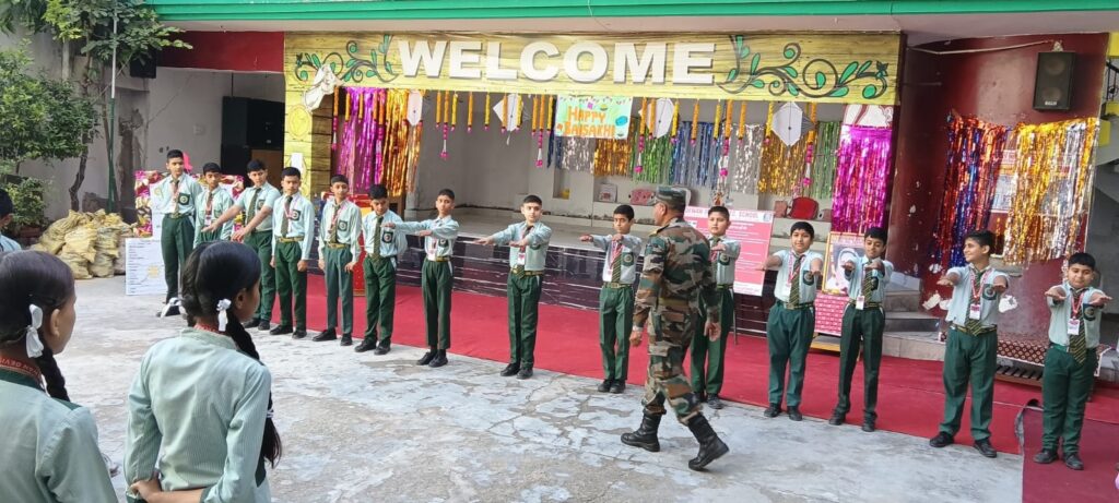 NCC visit Dewan Devi School