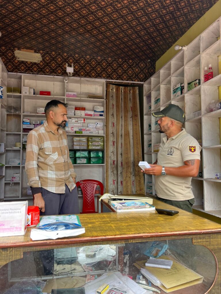 Reasi Police anti-drug drive